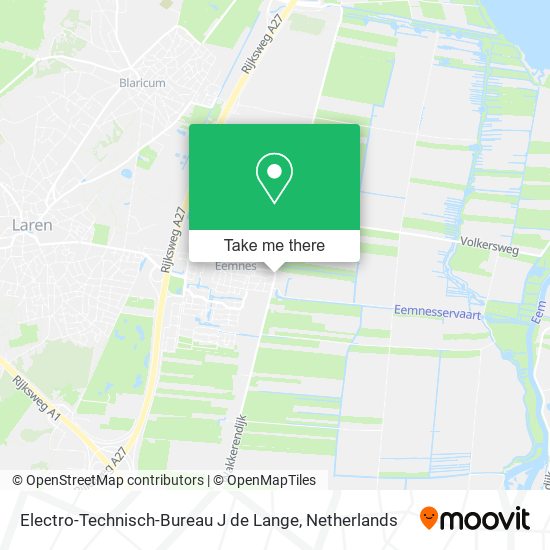 Electro-Technisch-Bureau J de Lange map
