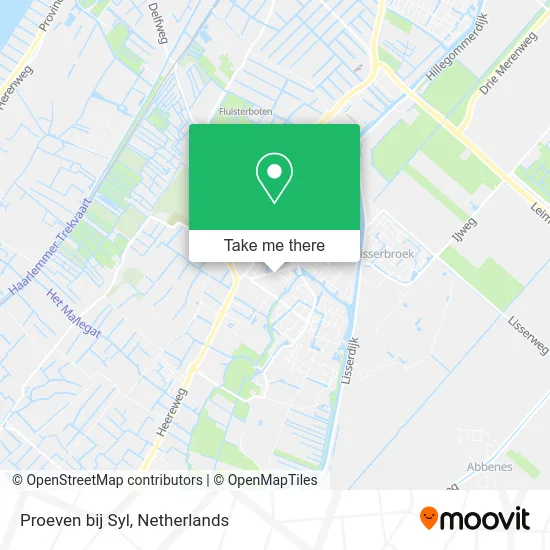 Proeven bij Syl map