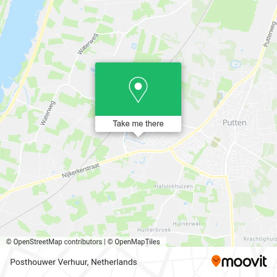 Posthouwer Verhuur map