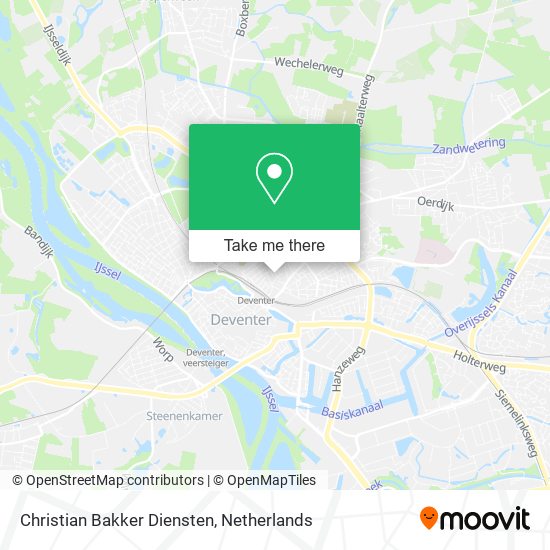 Christian Bakker Diensten map