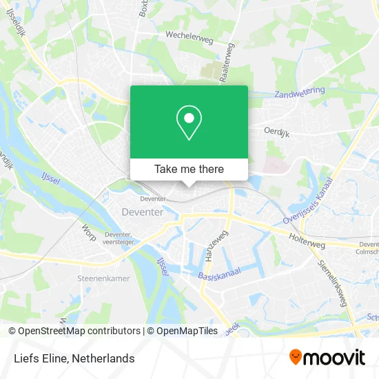 Liefs Eline map