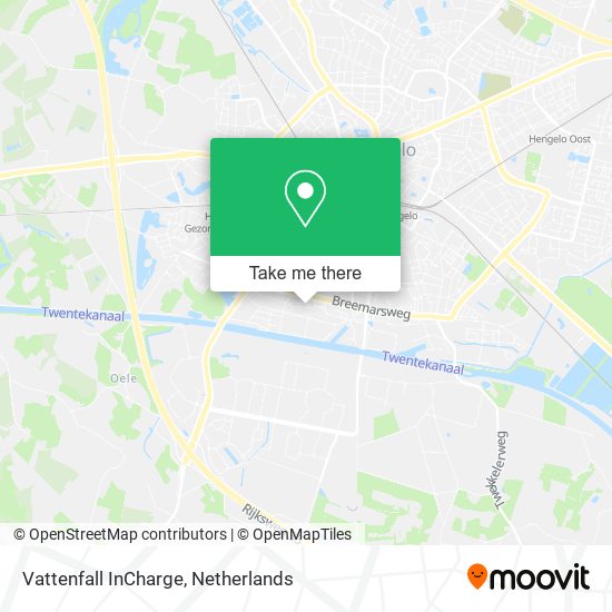 Vattenfall InCharge map