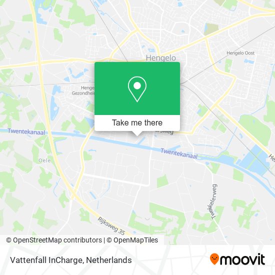 Vattenfall InCharge map