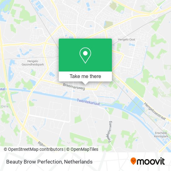 Beauty Brow Perfection map