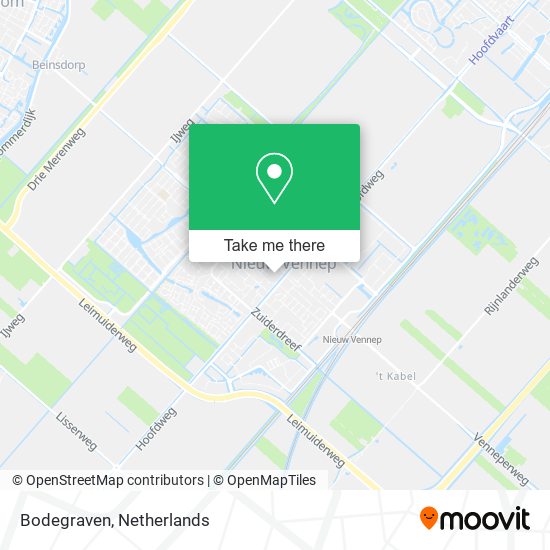 Bodegraven map