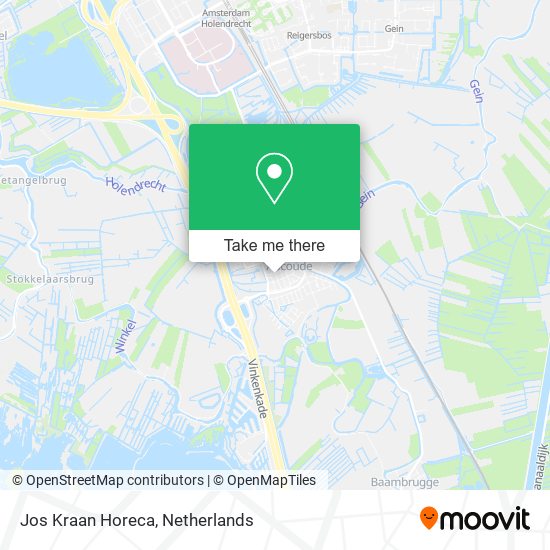 Jos Kraan Horeca map