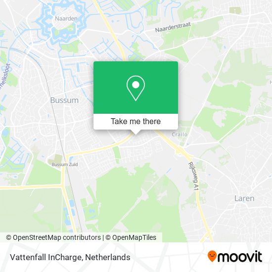 Vattenfall InCharge map