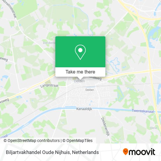 Biljartvakhandel Oude Nijhuis map