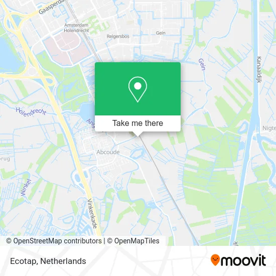 Ecotap map