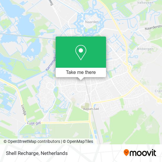 Shell Recharge map