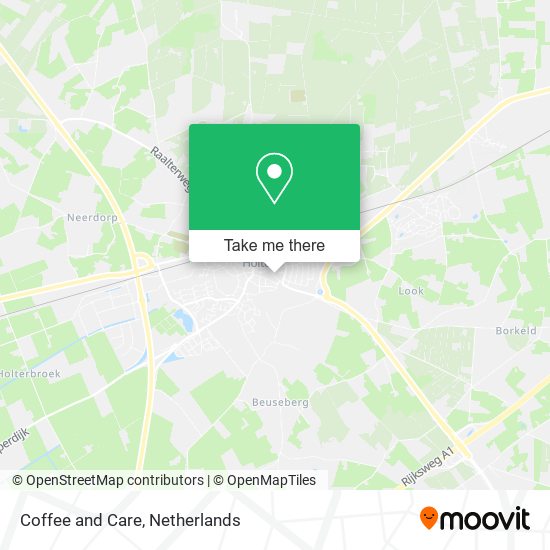 Coffee and Care map