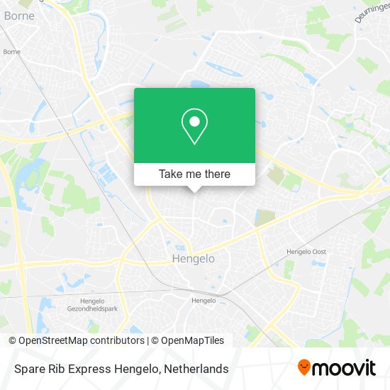 Spare Rib Express Hengelo map