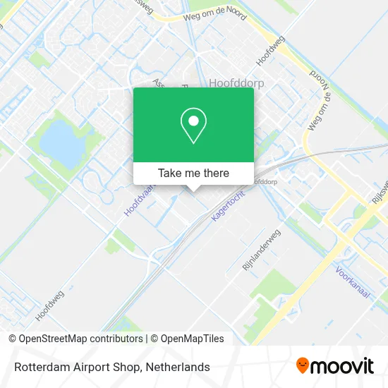 Rotterdam Airport Shop map