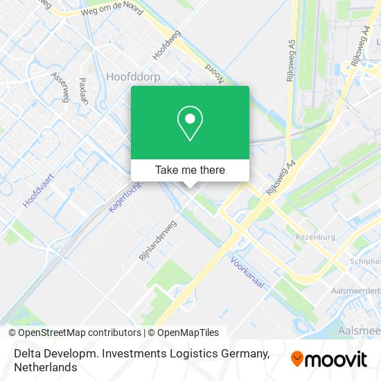 Delta Developm. Investments Logistics Germany map