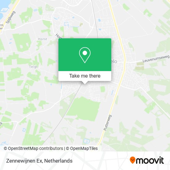 Zennewijnen Ex map