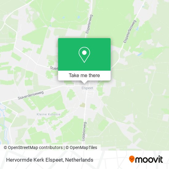 Hervormde Kerk Elspeet map
