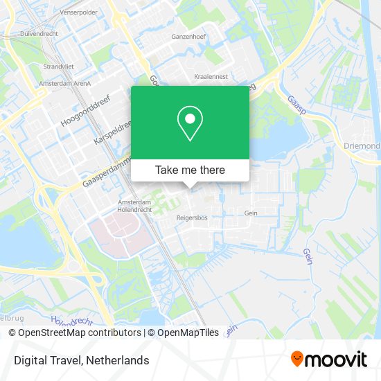 Digital Travel map