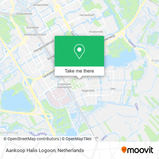 Aankoop Halis Logoon map