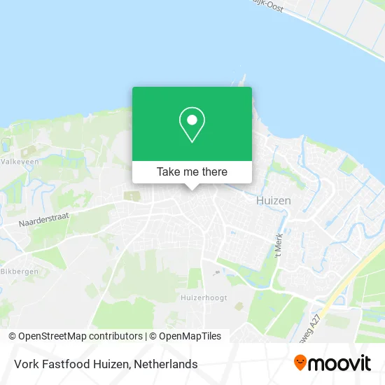 Vork Fastfood Huizen map