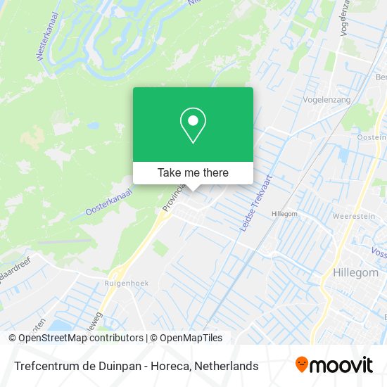 Trefcentrum de Duinpan - Horeca map