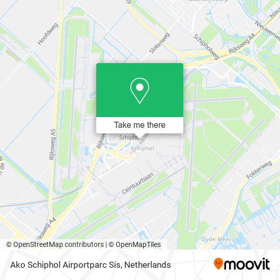 Ako Schiphol Airportparc Sis map