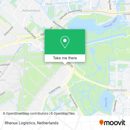Rhenus Logistics map