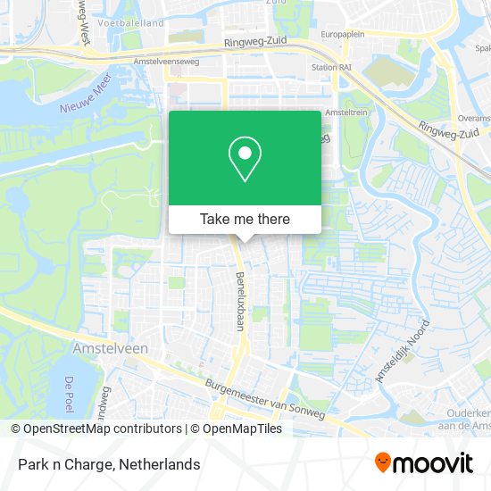 Park n Charge map