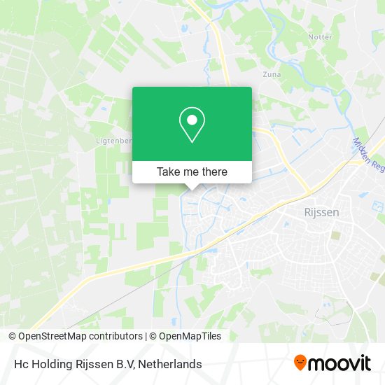 Hc Holding Rijssen B.V map