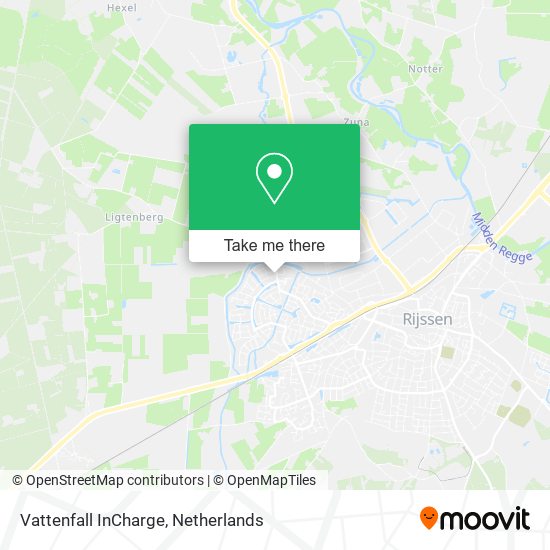 Vattenfall InCharge map