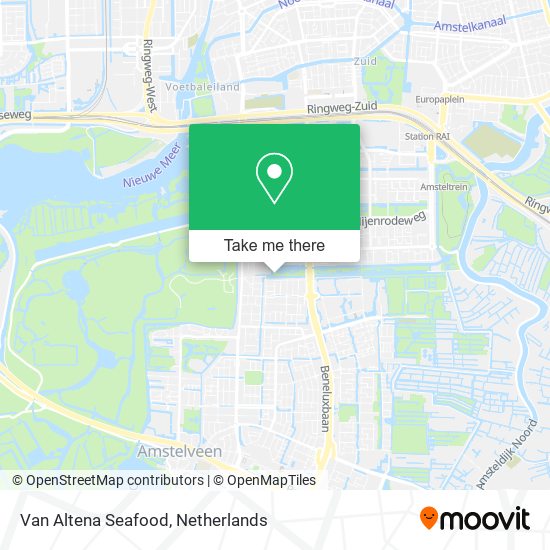 Van Altena Seafood map