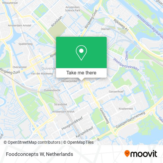 Foodconcepts W map