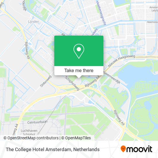 The College Hotel Amsterdam map