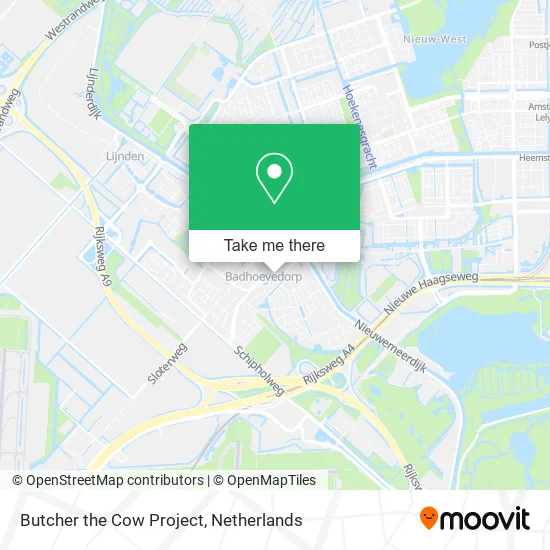 Butcher the Cow Project map