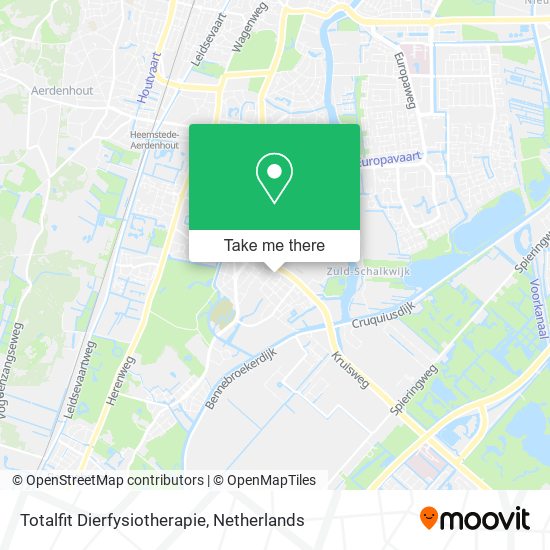 Totalfit Dierfysiotherapie map