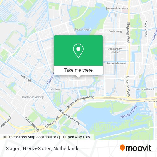 Slagerij Nieuw-Sloten map