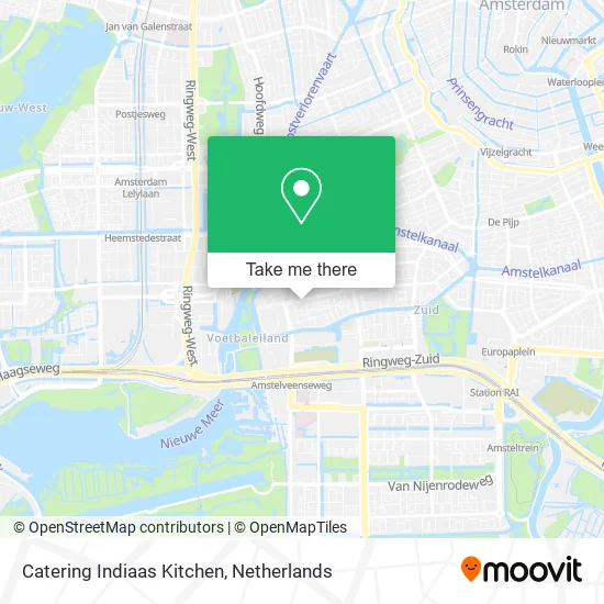 Catering Indiaas Kitchen map