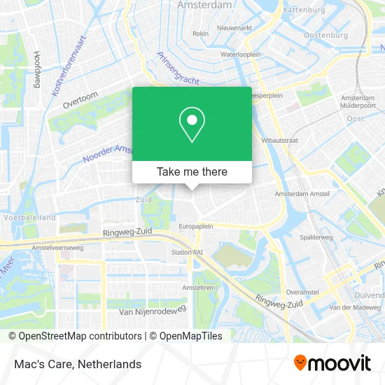 Mac's Care map