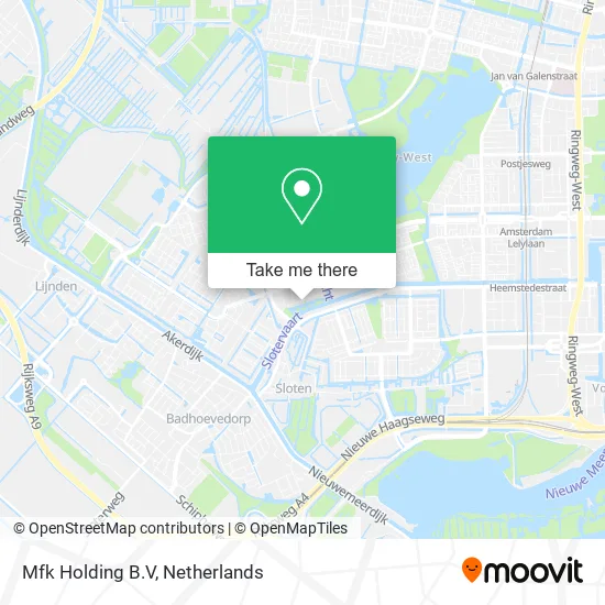 Mfk Holding B.V map