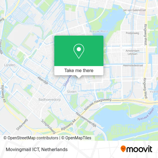 Movingmail ICT map