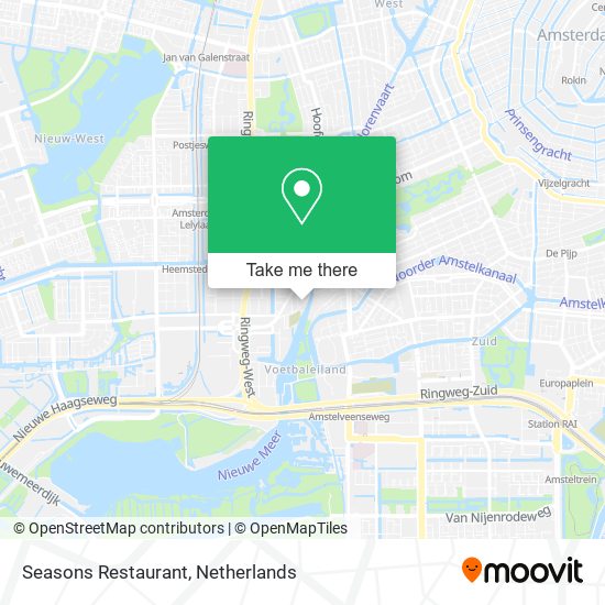 Seasons Restaurant map