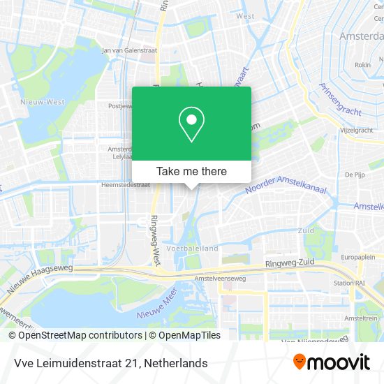 Vve Leimuidenstraat 21 Karte