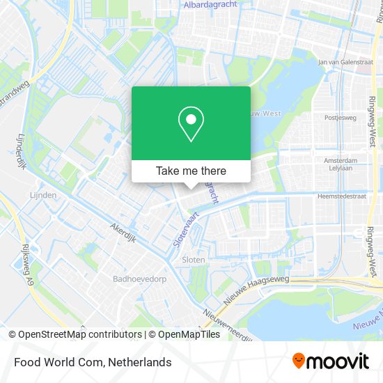 Food World Com map