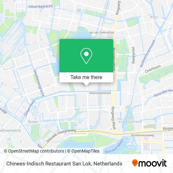 Chinees-Indisch Restaurant San Lok map
