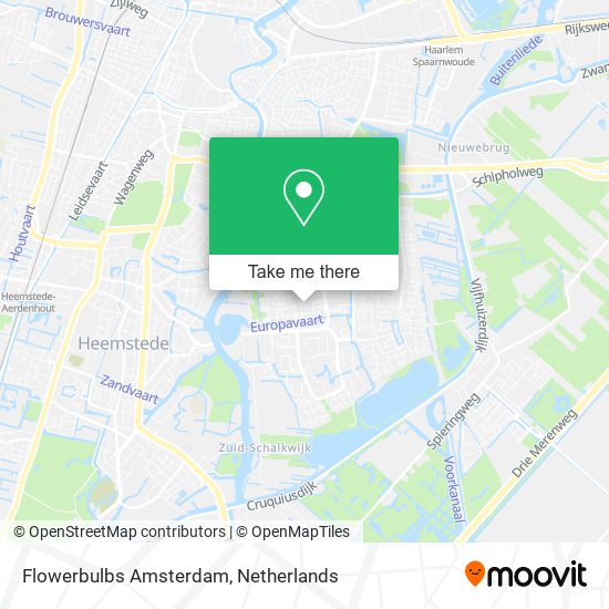 Flowerbulbs Amsterdam Karte