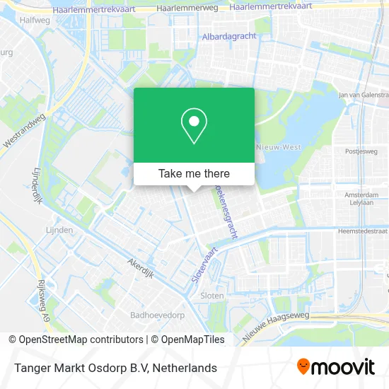 Tanger Markt Osdorp B.V map