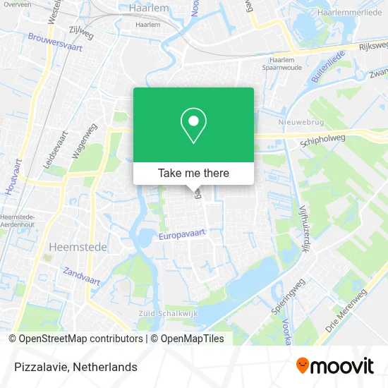 Pizzalavie map