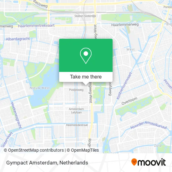 Gympact Amsterdam map