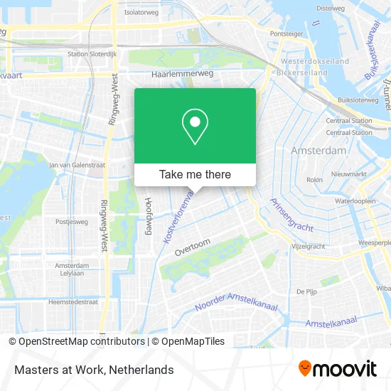Masters at Work map