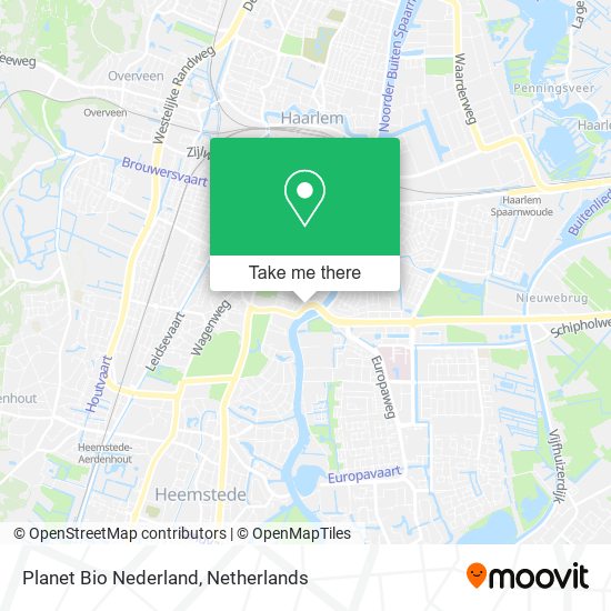 Planet Bio Nederland map