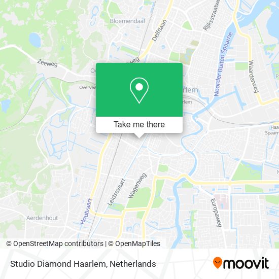 Studio Diamond Haarlem map